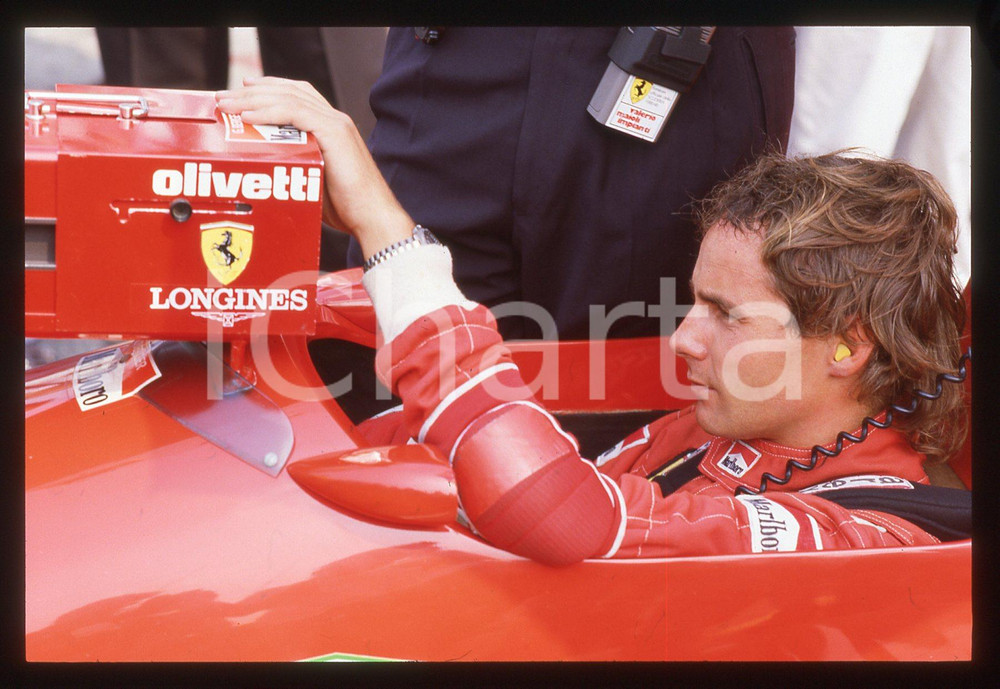 35mm vintage slide* 1988 FORMULA 1 - Gerhard BERGER sulla FERRARI F1-87/88C (5)