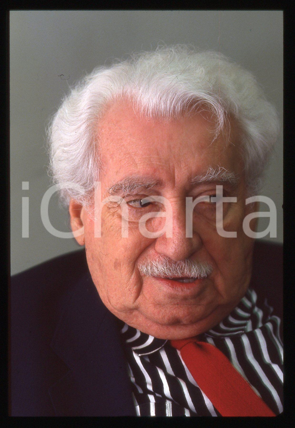 35mm vintage slide* 1990ca COSTUME - Jorge AMADO ritratto dello scrittore