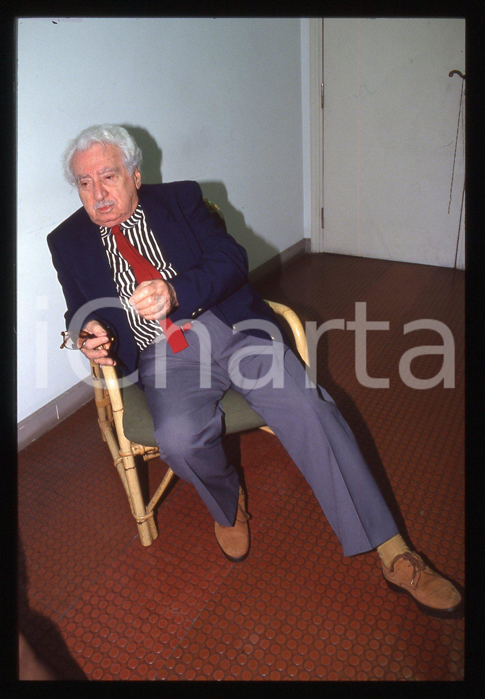 35mm vintage slide* 1990ca COSTUME - Jorge AMADO ritratto dello scrittore (5)
