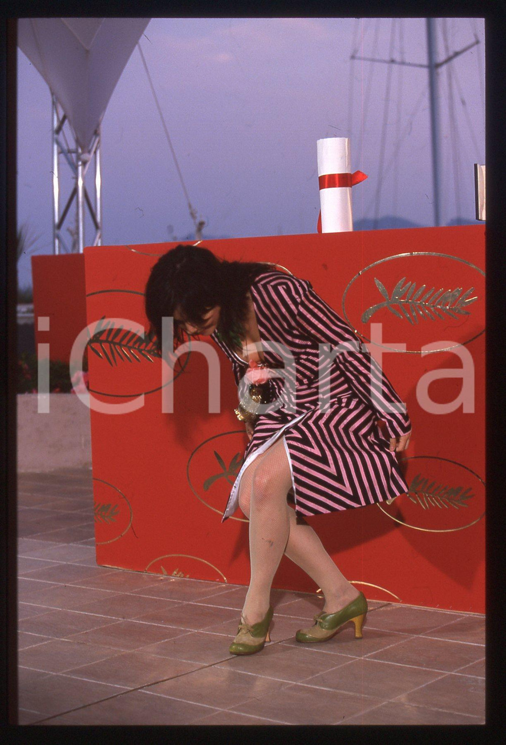 35mm vintage slide* 2000 CANNES Festival Cinema BJORK premiata Migliore Attrice