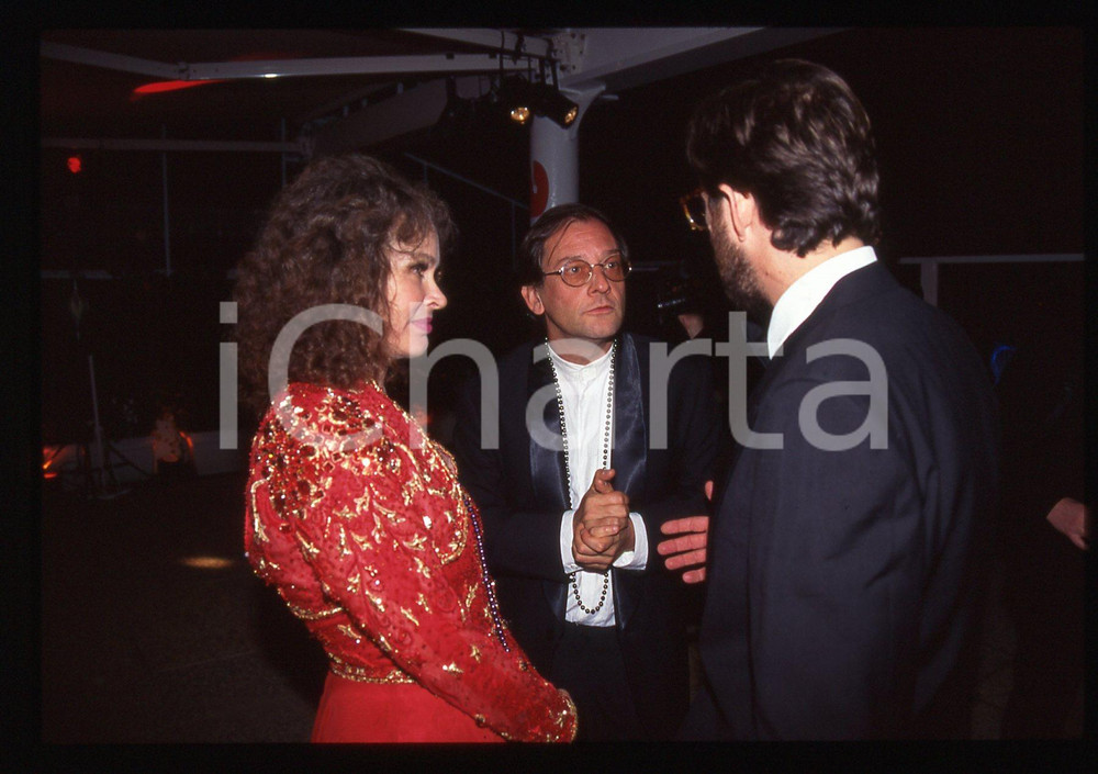 Fotografia d'epoca originale 35mm vintage slide* 1996 HOLLYWOOD Karen BLACK ritratta agli Eyegore Awards (5) 1
