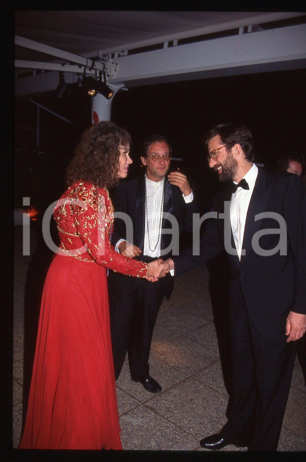 Fotografia d'epoca originale 35mm vintage slide* 1996 HOLLYWOOD Karen BLACK ritratta agli Eyegore Awards (6) 1