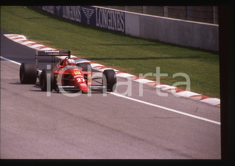 Fotografia d'epoca originale 35mm vintage slide* 1989 FORMULA 1 - Nigel MANSELL su FERRARI 640 F1 (4) 1
