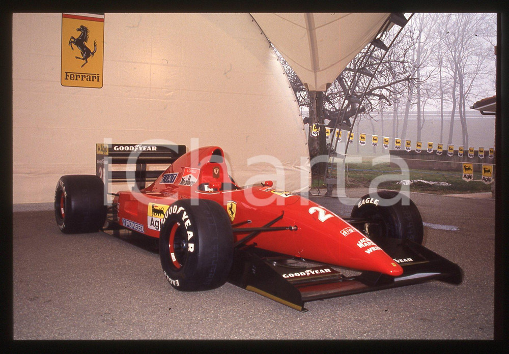 35mm vintage slide* 1992 FIORANO Modenese - F1 FERRARI F92A di Ivan CAPELLI
