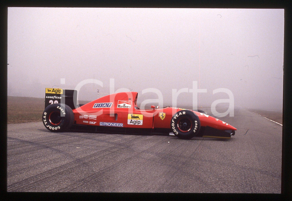 35mm vintage slide* 1992 FIORANO Modenese - F1 FERRARI F92A di Ivan CAPELLI (4)
