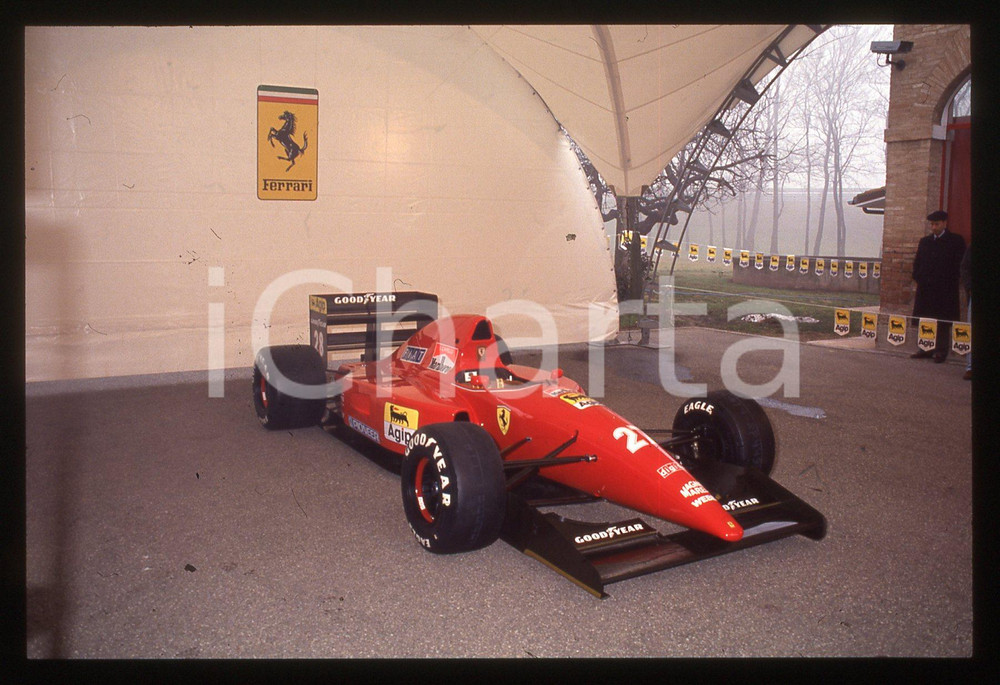 35mm vintage slide* 1992 FIORANO Modenese - F1 FERRARI F92A di Ivan CAPELLI (7)