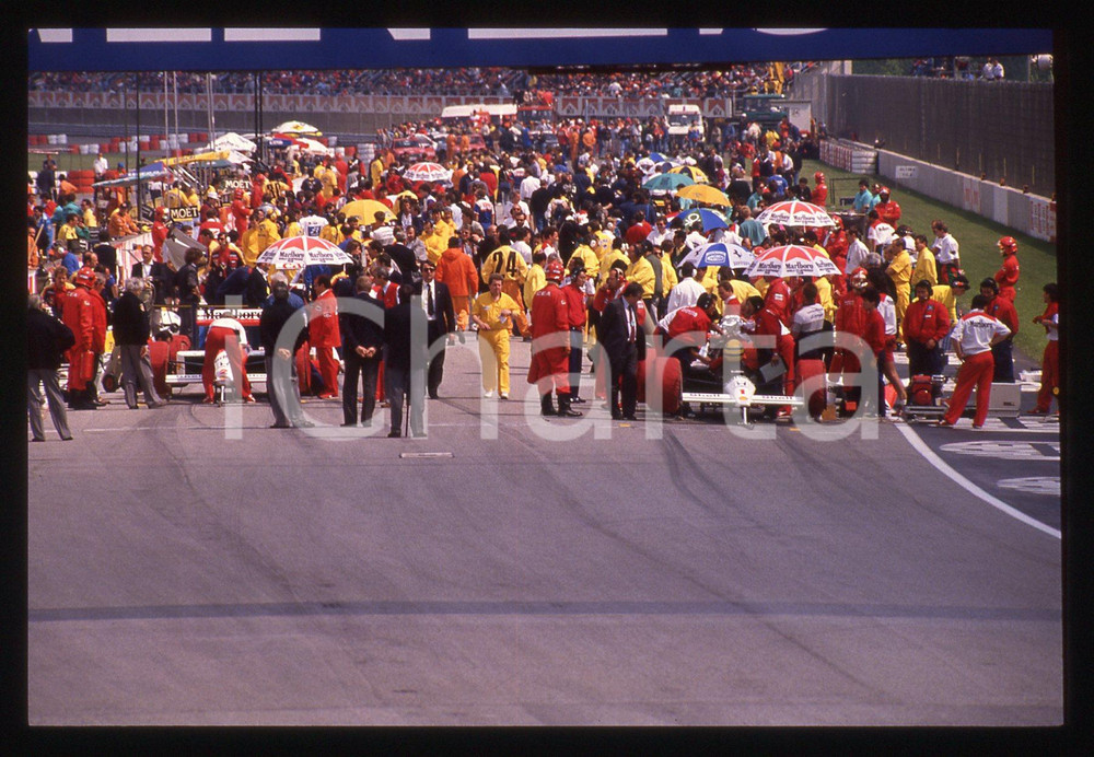 35mm vintage slide* 1989 IMOLA - FORMULA 1 Partenza Gran Premio di SAN MARINO
