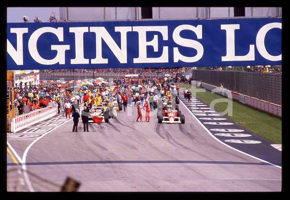 35mm vintage slide* 1989 IMOLA - FORMULA 1 Partenza Gran Premio di SAN MARINO *