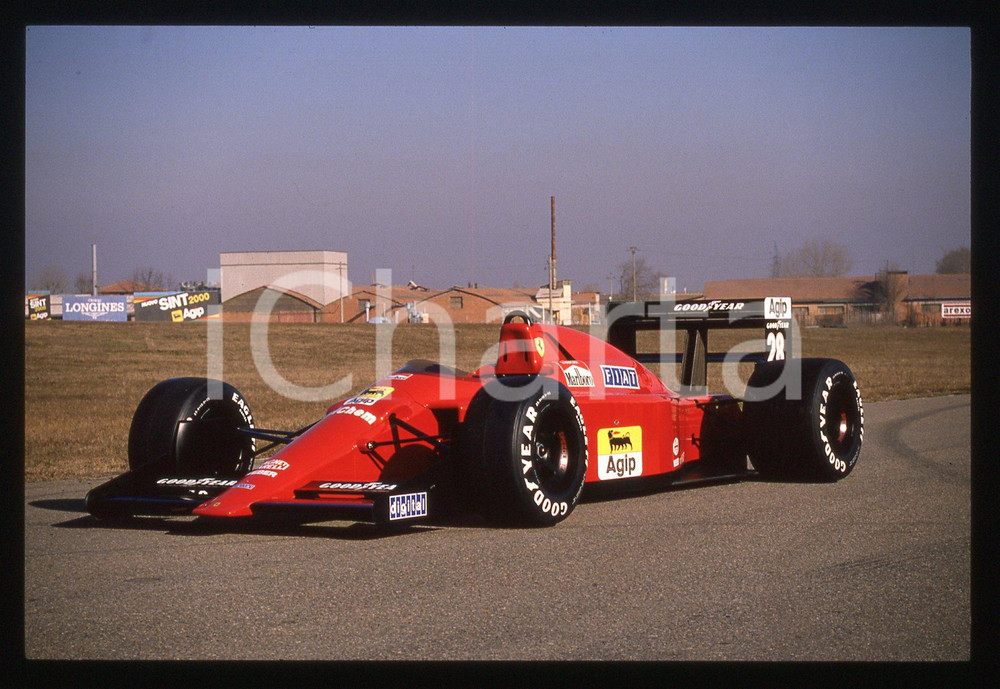 35mm vintage slide* 1989 FIORANO MODENESE - FERRARI 640 F1 di Gerhard BERGER