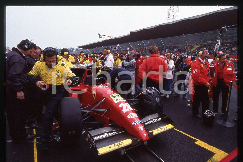 35mm vintage slide* 1995 FORMULA 1 Gerhard BERGER a bordo della FERRARI 412T2