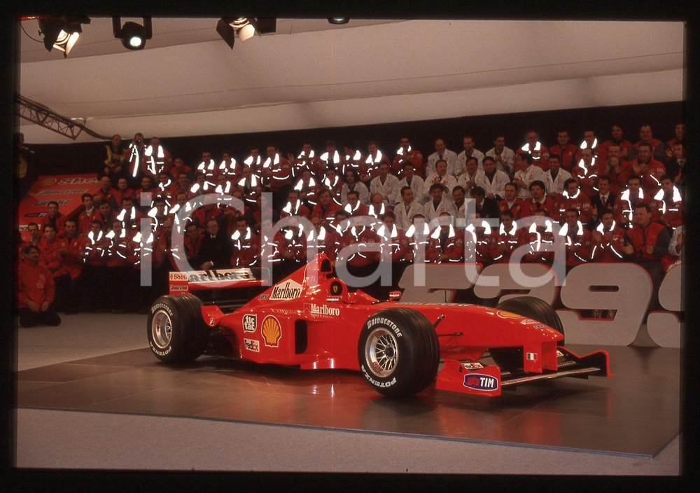 35mm vintage slide* 1999 FORMULA 1 - Presentazione FERRARI F399