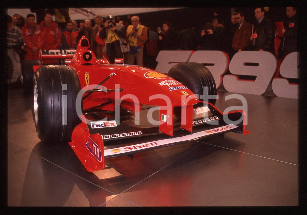 35mm vintage slide* 1999 MARANELLO FORMULA 1 - Presentazione FERRARI F399 (11)