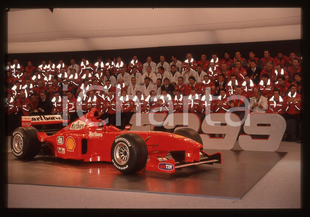 35mm vintage slide* 1999 MARANELLO FORMULA 1 - Presentazione FERRARI F399 (14)