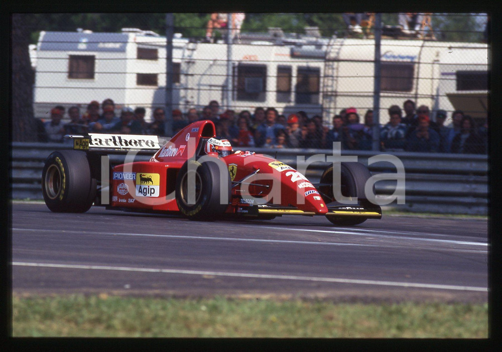 35mm vintage slide* 1995 IMOLA FORMULA 1 Gerhard BERGER su FERRARI 412T2 