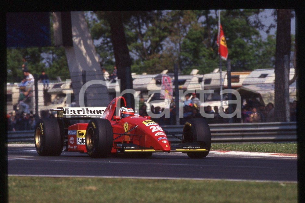 35mm vintage slide* 1995 IMOLA FORMULA 1 Gerhard BERGER su FERRARI 412T2 (9)