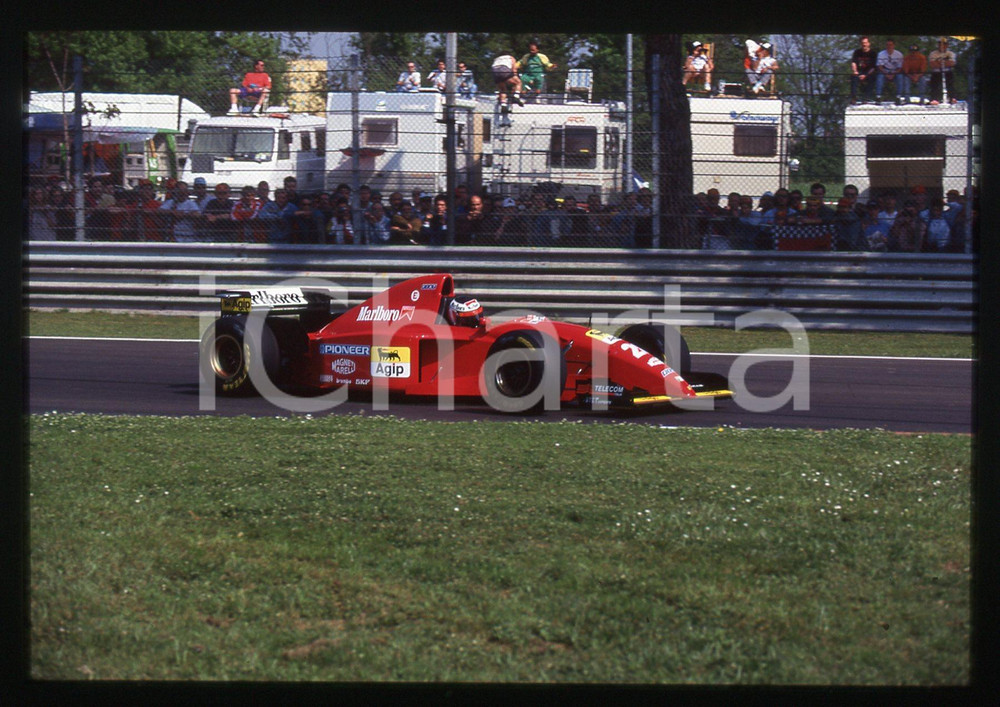 35mm vintage slide* 1995 IMOLA FORMULA 1 Gerhard BERGER su FERRARI 412T2 (12)