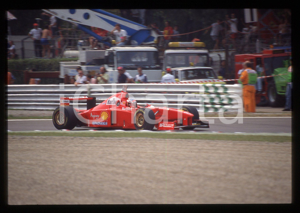 Fotografia d epoca originale 35mm vintage slide 1997 MONZA F1   Michael SCHUMACHER su FERRARI F310B 2 1