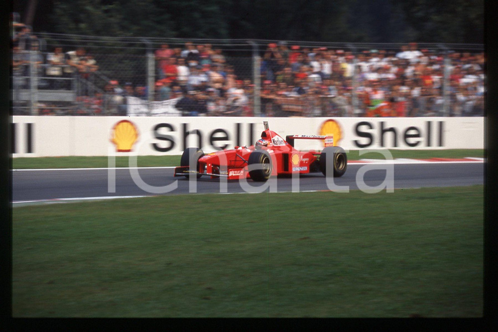 Fotografia d epoca originale 35mm vintage slide 1997 MONZA F1   Michael SCHUMACHER su FERRARI F310B 3 1