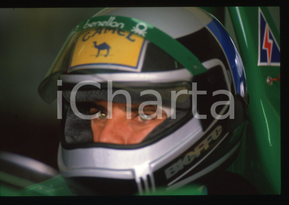 35mm vintage slide* 1988 FORMULA 1 Alessandro NANNINI su BENETTON B188 (2)