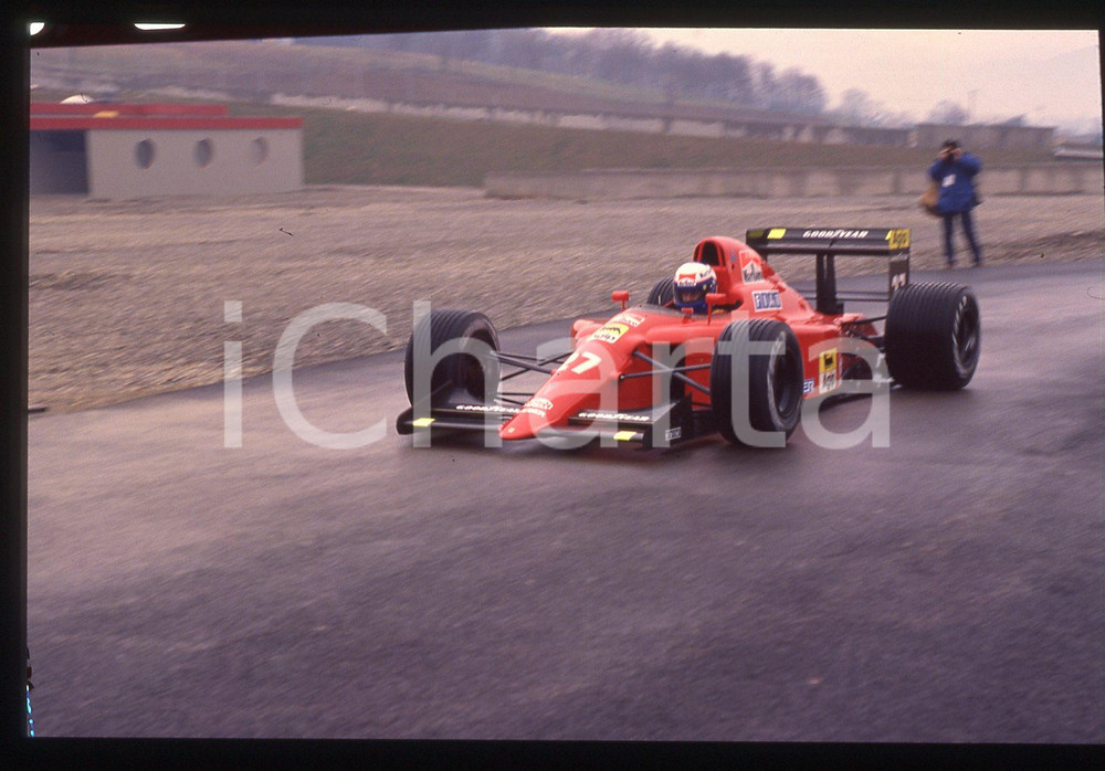 35mm vintage slide* 1988 FORMULA 1 Michele ALBORETO sulla FERRARI F1-87/88C (2)
