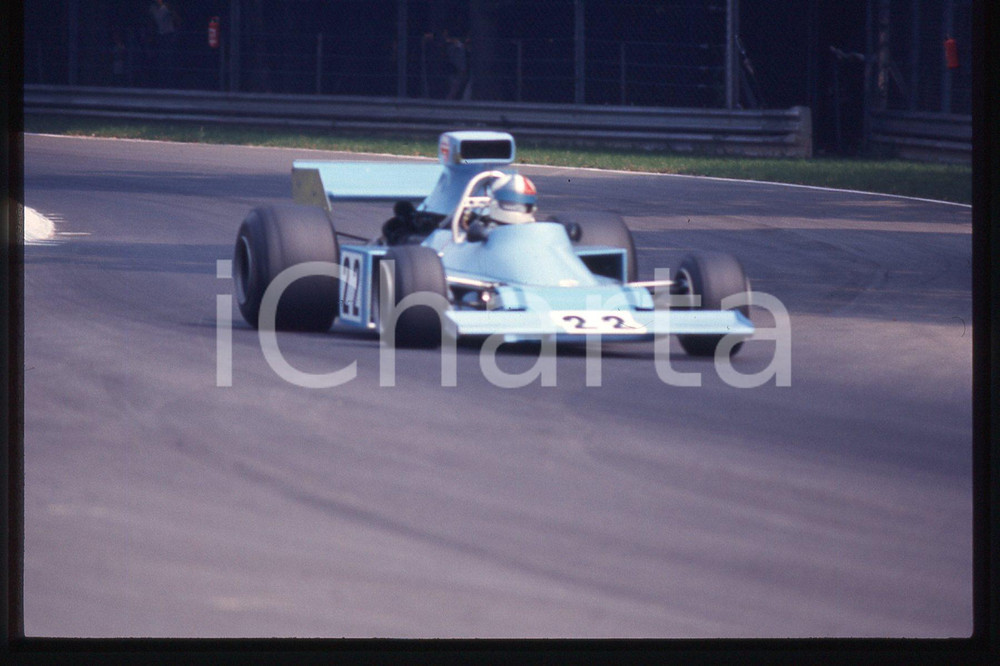 35mm vintage slide* 1975ca FORMULA 1 - Monoposto durante un Gran Premio