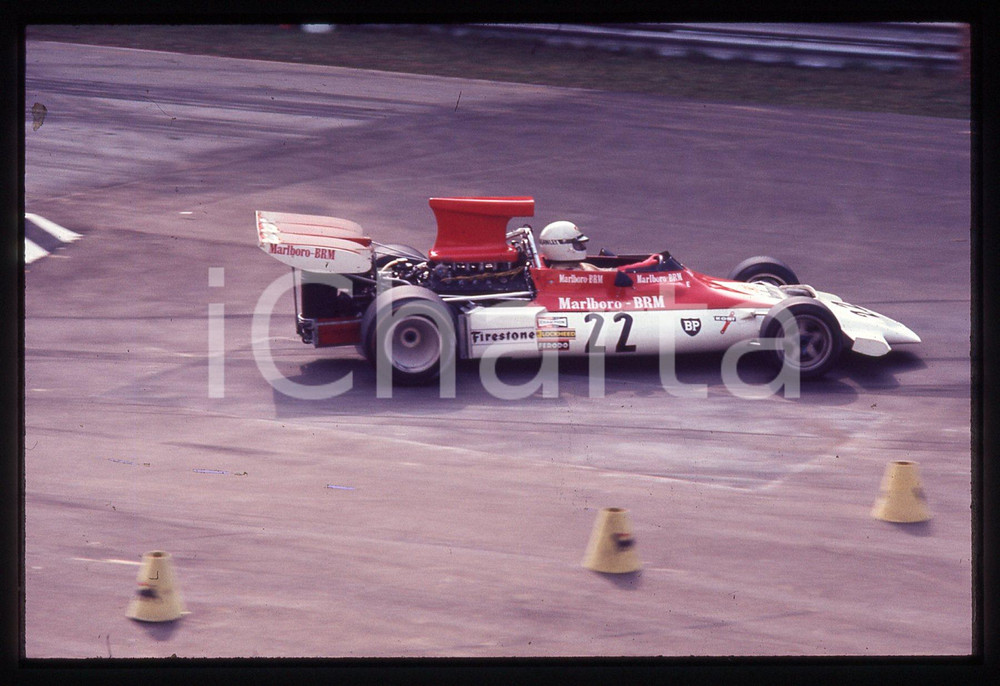 35mm vintage slide* 1975ca FORMULA 1 - Monoposto MARLBORO BRM TEAM 