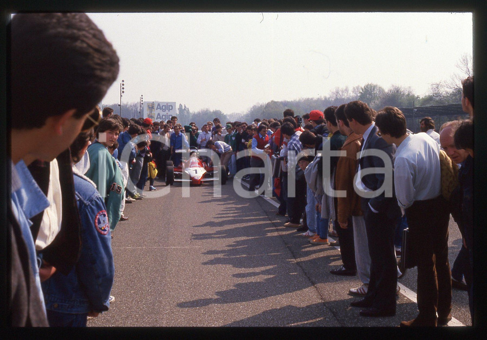 Fotografia d'epoca originale 35mm vintage slide* 1985ca AUTOMOBILISMO - ALFA ROMEO vettura di FORMULA 3 (4) 1