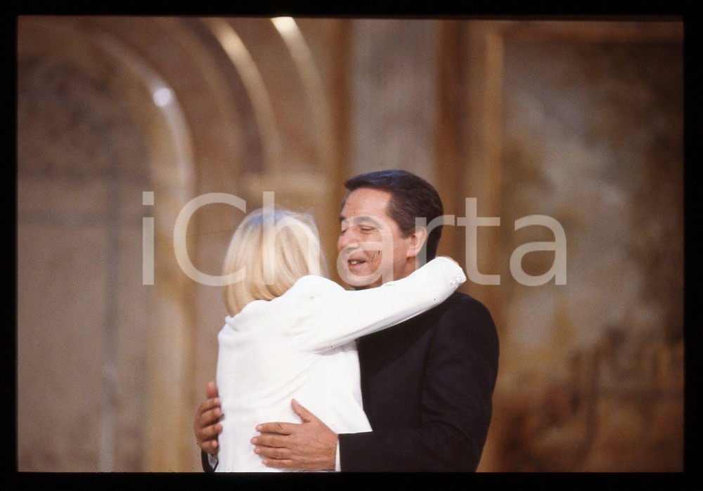 35mm vintage slide* 1991 FANTASTICO 12 Raffaella Carrà e Corrado MANTONI (3)