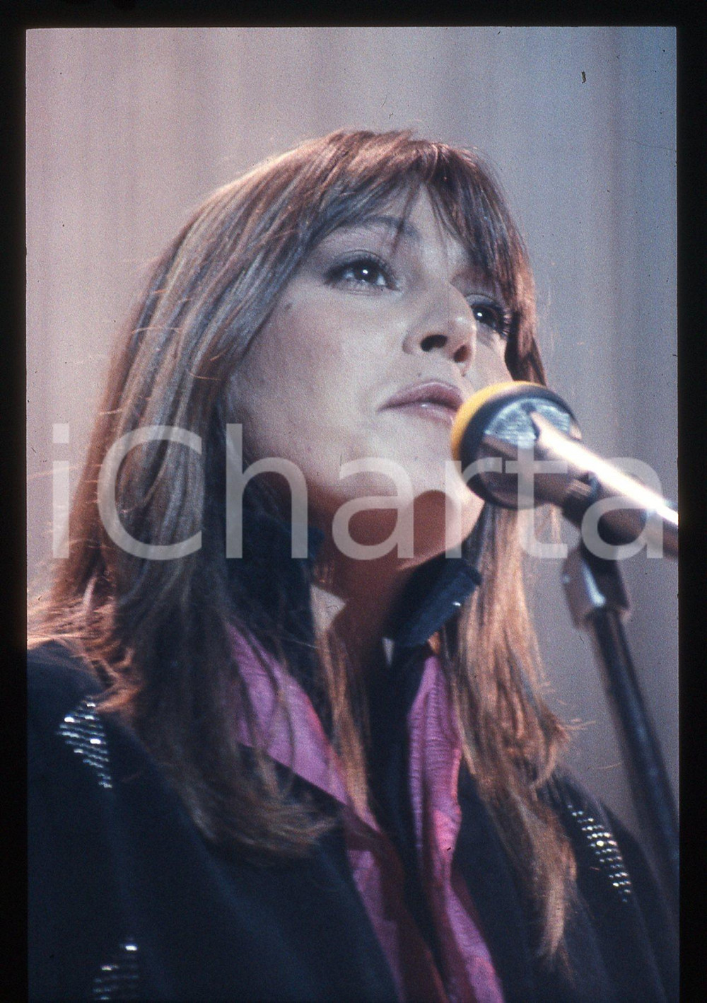 35mm vintage slide* 1980ca MUSICA - Viola VALENTINO ritratto della cantante (2)