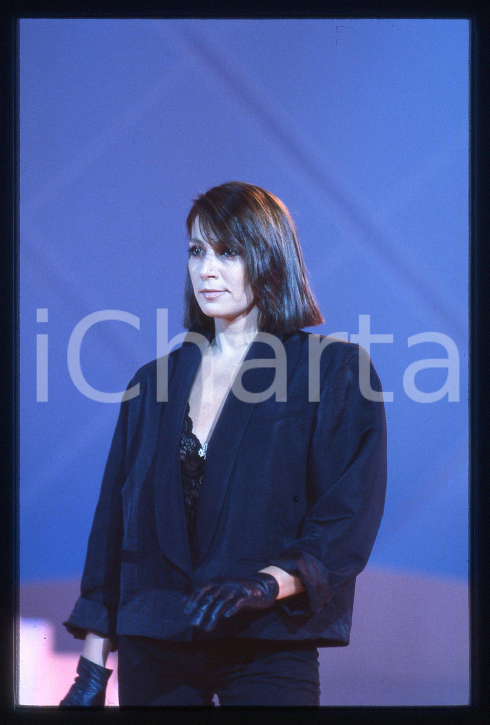 35mm vintage slide* 1980ca MUSICA - Viola VALENTINO ritratto della cantante (3)