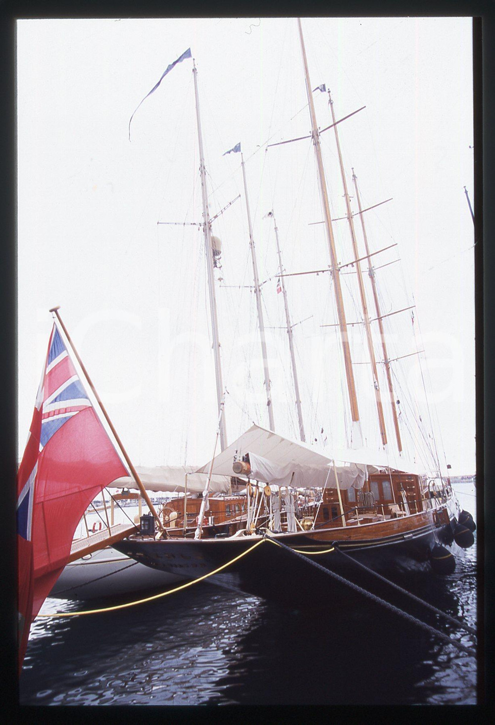 Fotografia d epoca originale 35mm vintage slide 1995   CREOLE barca a vela di MAURIZIO GUCCI 1