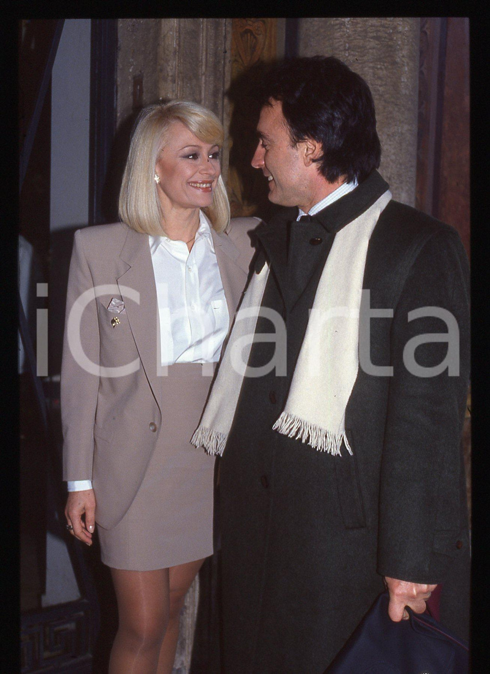 35mm vintage slide*1991 TELEVISIONE - Raffaella CARRA' ritratto della showgirl