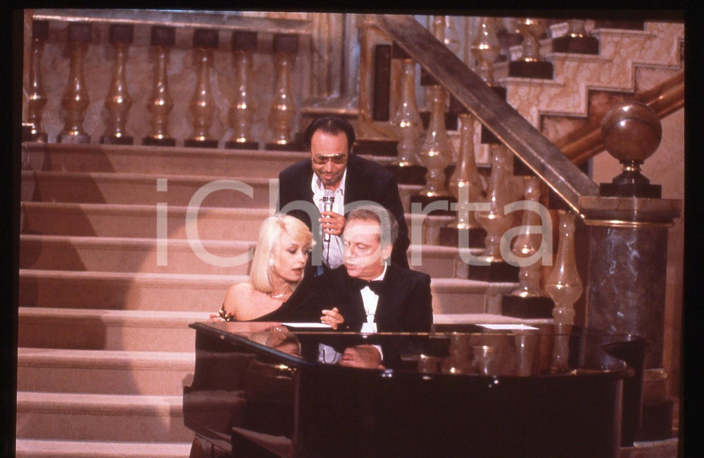 35mm vintage slide* 1991 FANTASTICO 12 - Raffaella CARRA' e Antonello VENDITTI