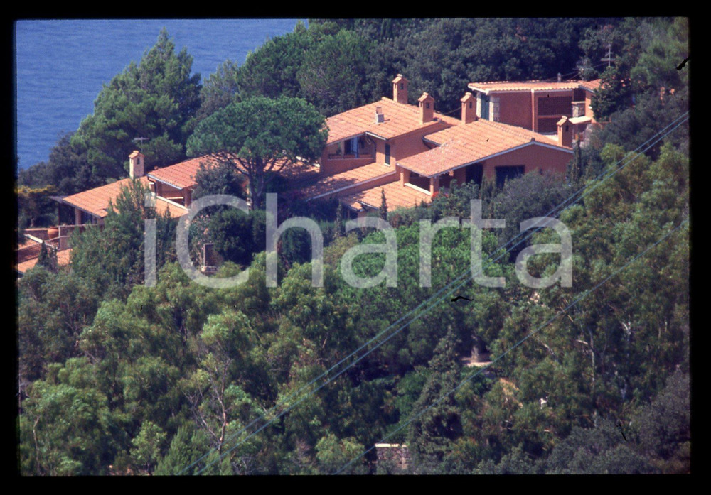 35mm vintage slide* 1990ca ARGENTARIO Raffaella CARRA' Vista della sua villa (3)