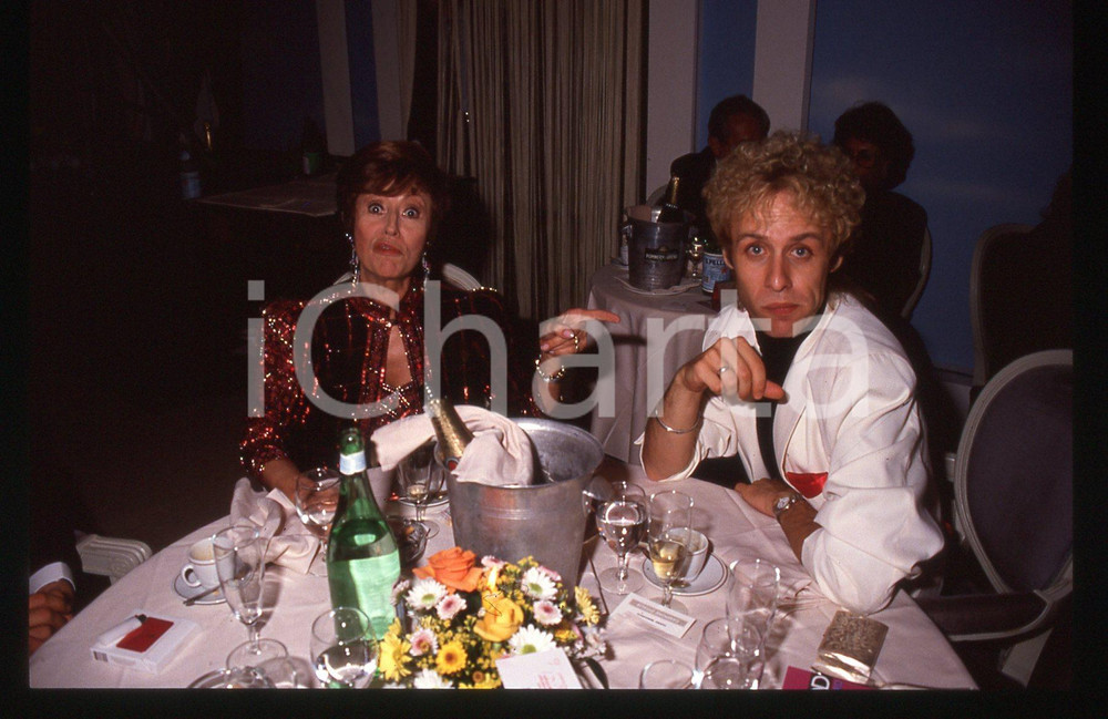 35mm vintage slide* 1990ca CAMPIONE D'ITALIA - Caterina VALENTE con Eric VAN ARO