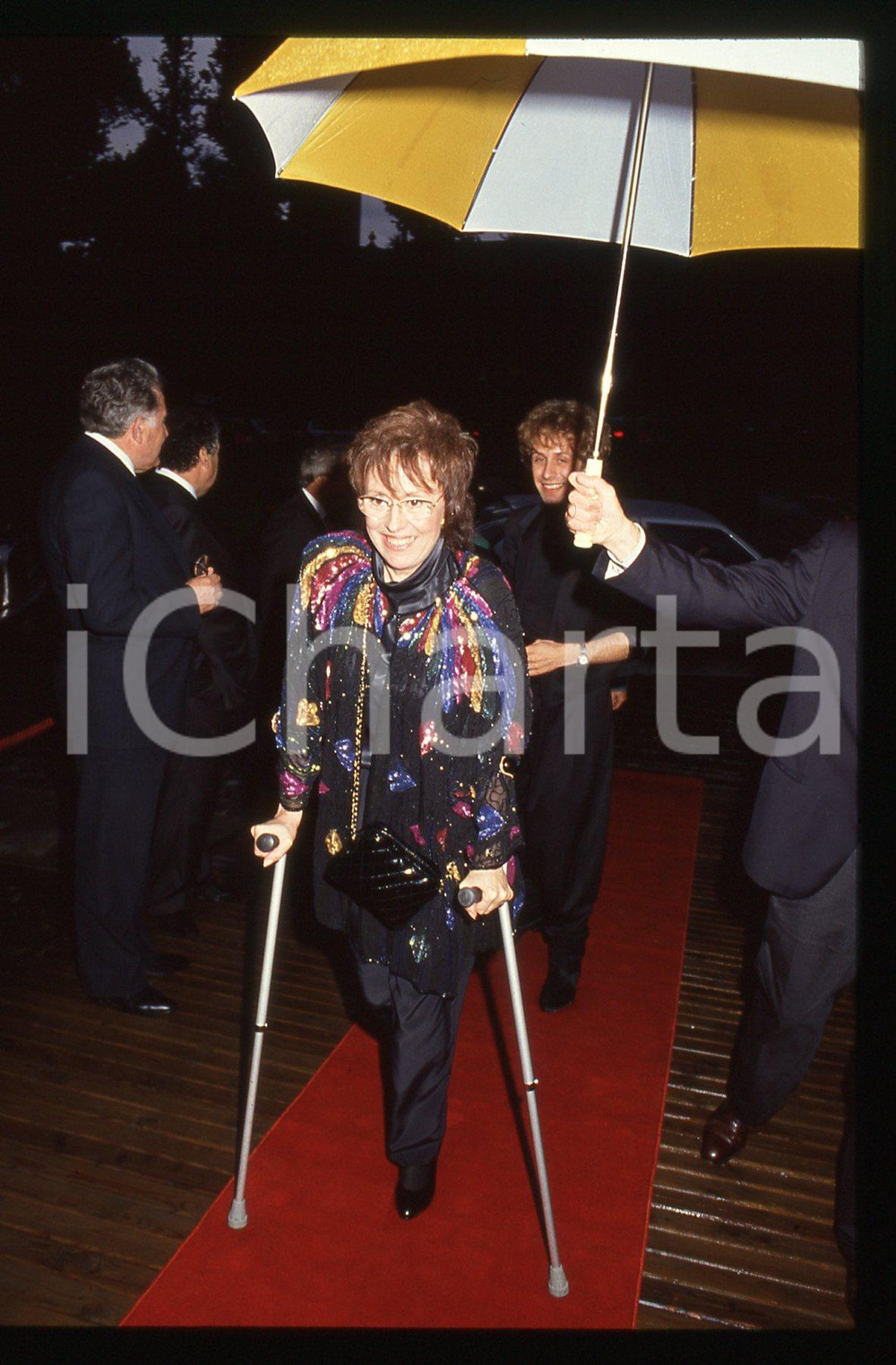 35mm vintage slide* 1990ca COSTUME Caterina VALENTE con Eric VAN ARO (3)