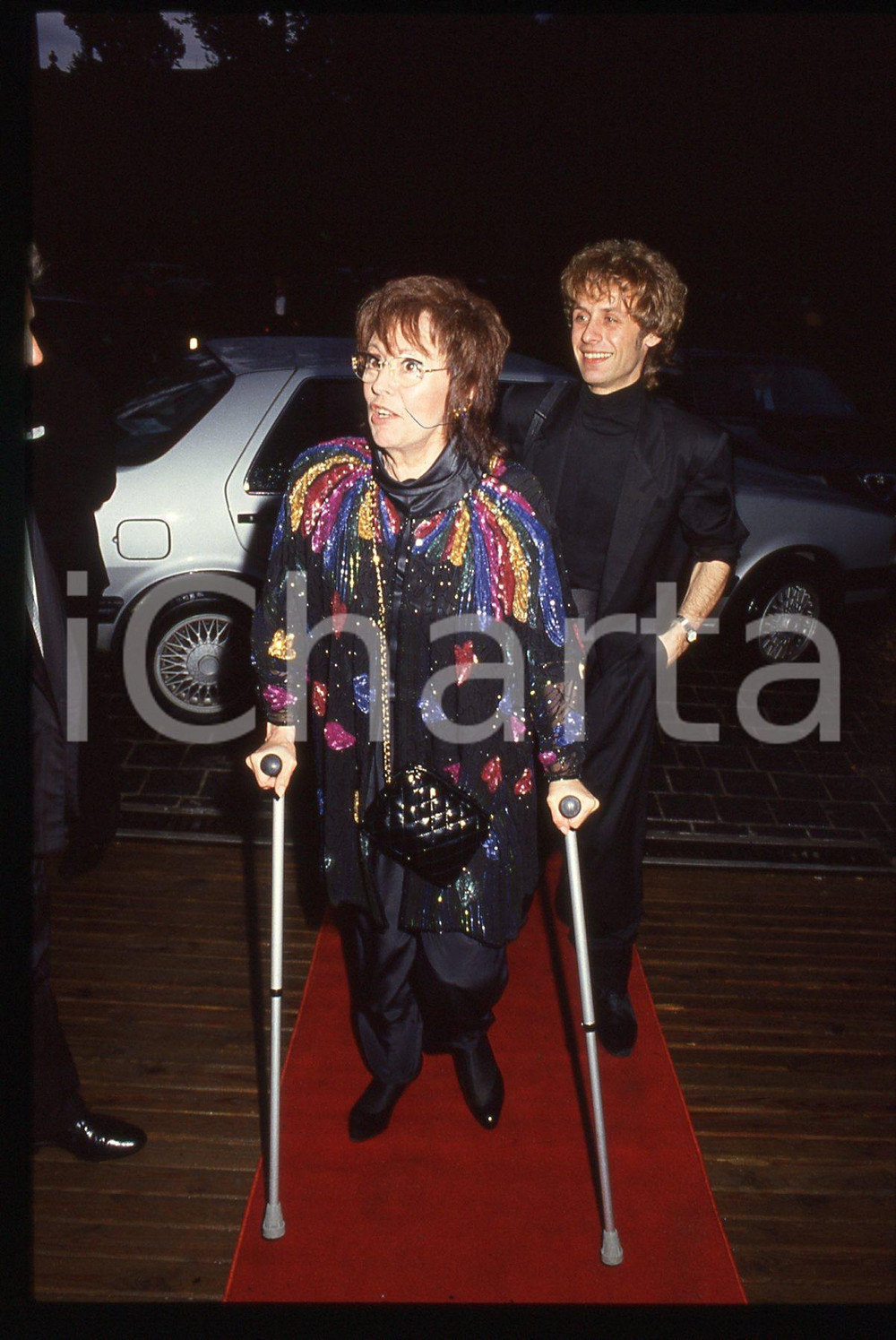 35mm vintage slide* 1990ca COSTUME Caterina VALENTE con Eric VAN ARO (5)