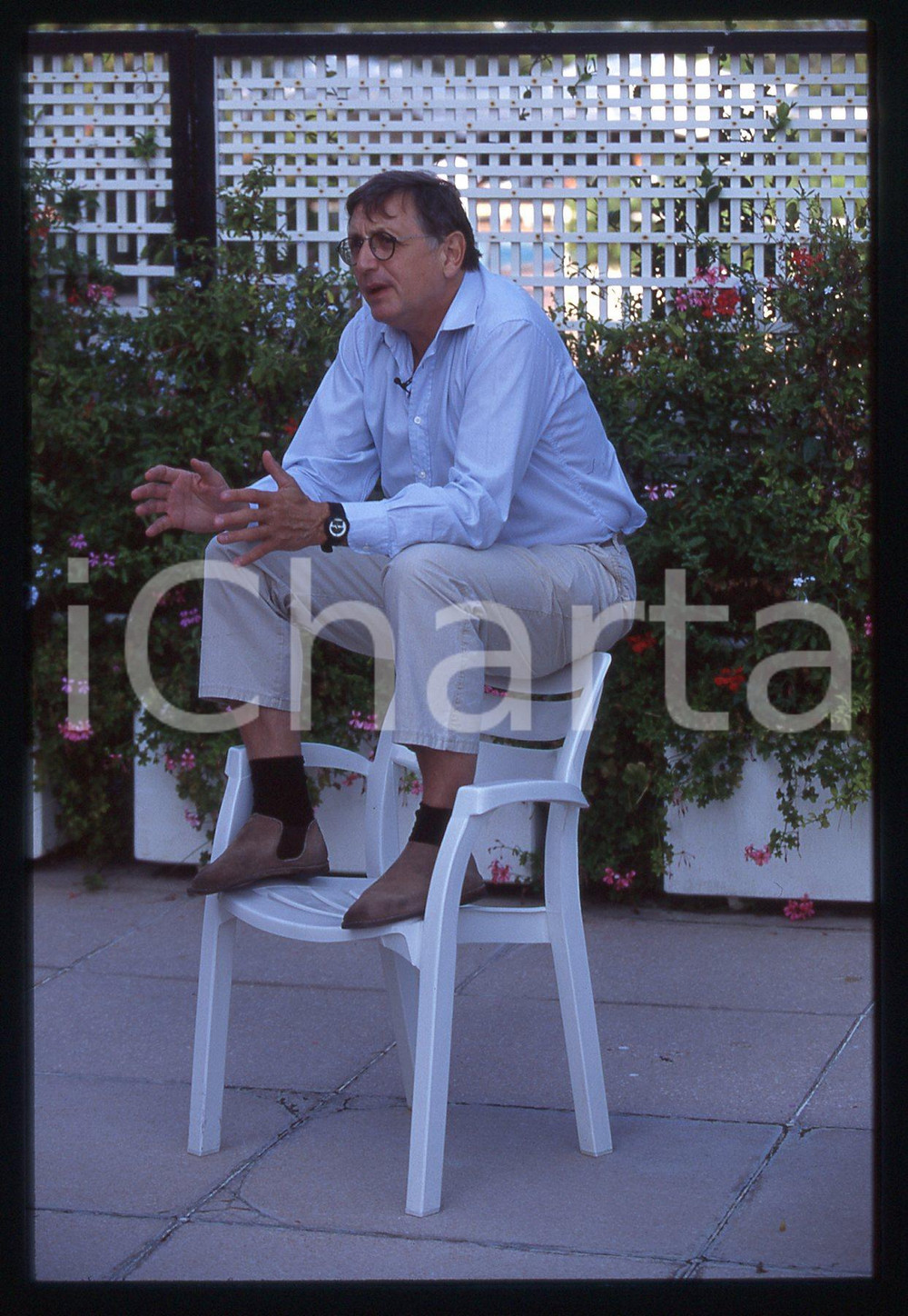 35mm vintage slide* 1992 VENEZIA - Jiri MENZEL ritratto del regista (3)