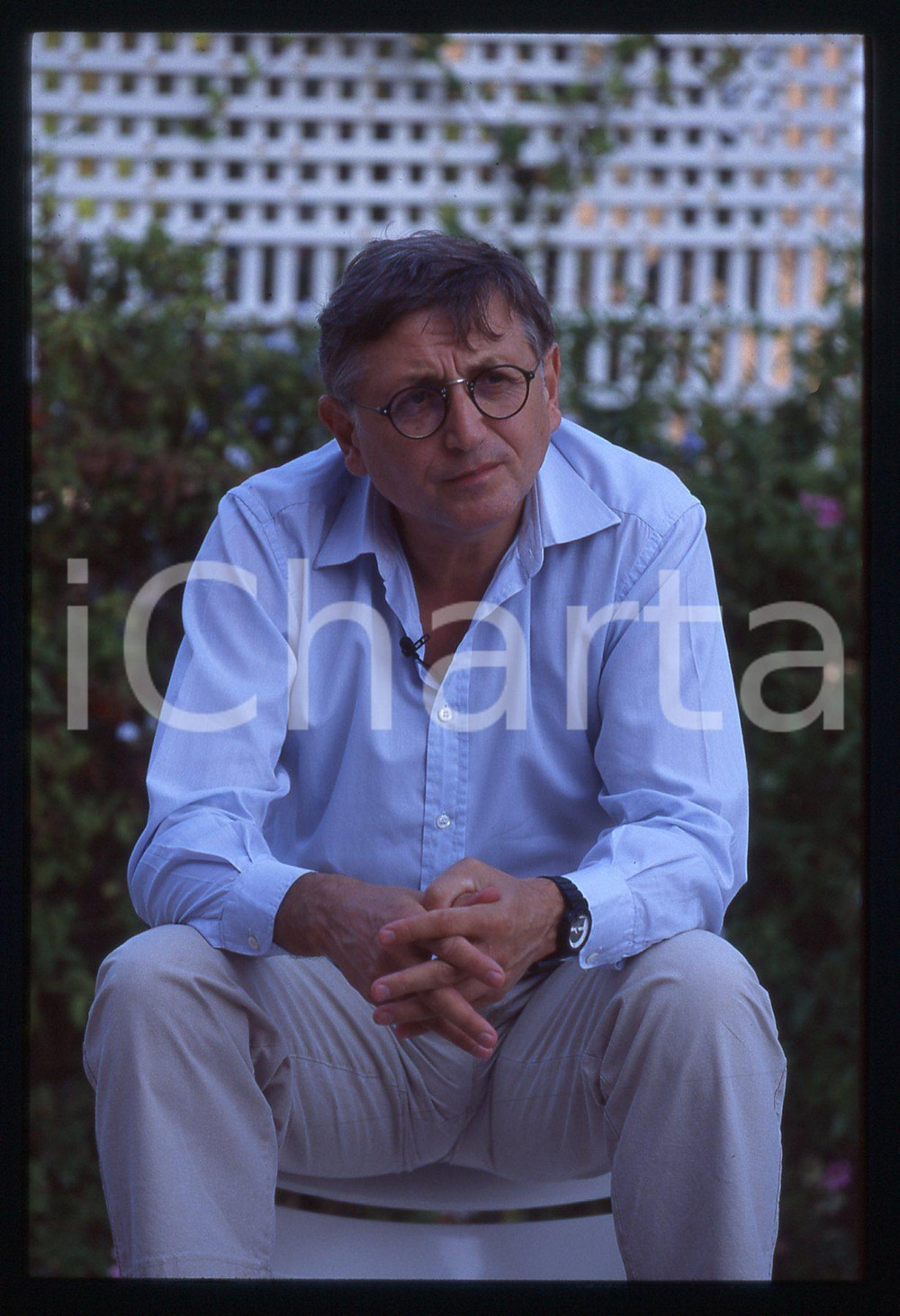 35mm vintage slide* 1992 VENEZIA - Jiri MENZEL ritratto del regista (14)