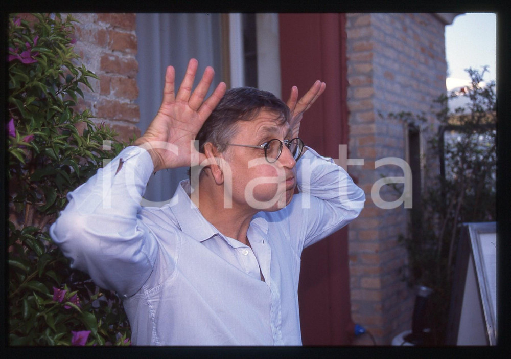 35mm vintage slide* 1992 VENEZIA - Jiri MENZEL ritratto curioso del regista (3)