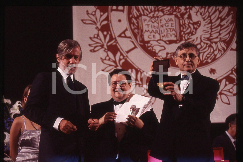 35mm vintage slide*1992 Festival CINEMA VENEZIA Jiri MENZEL Carlo SCOGNAMIGLIO*