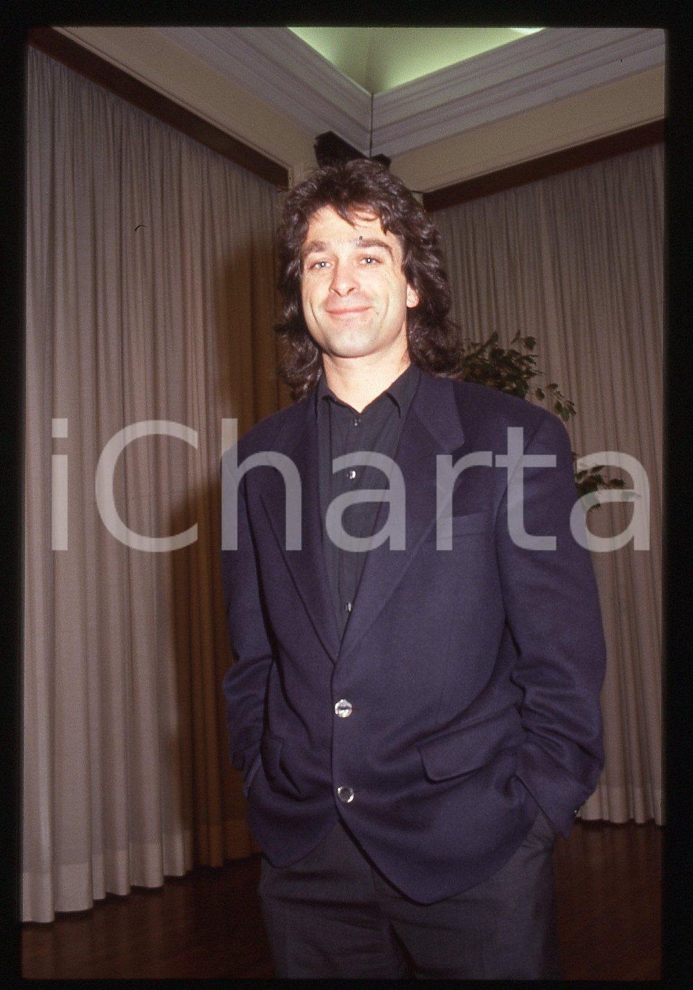 35mm vintage slide* 1992 PORTO MARGHERA Titouan LAMAZOU ritratto del velista (4)