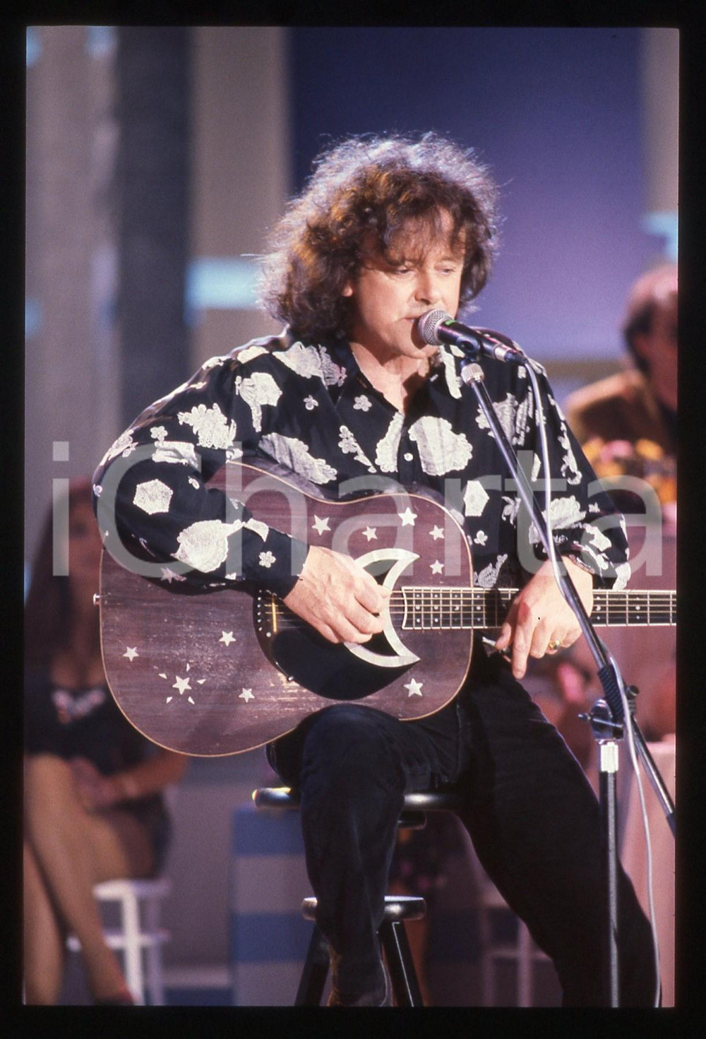 35mm vintage slide* 1995ca MUSICA - Leitch DONOVAN in concerto