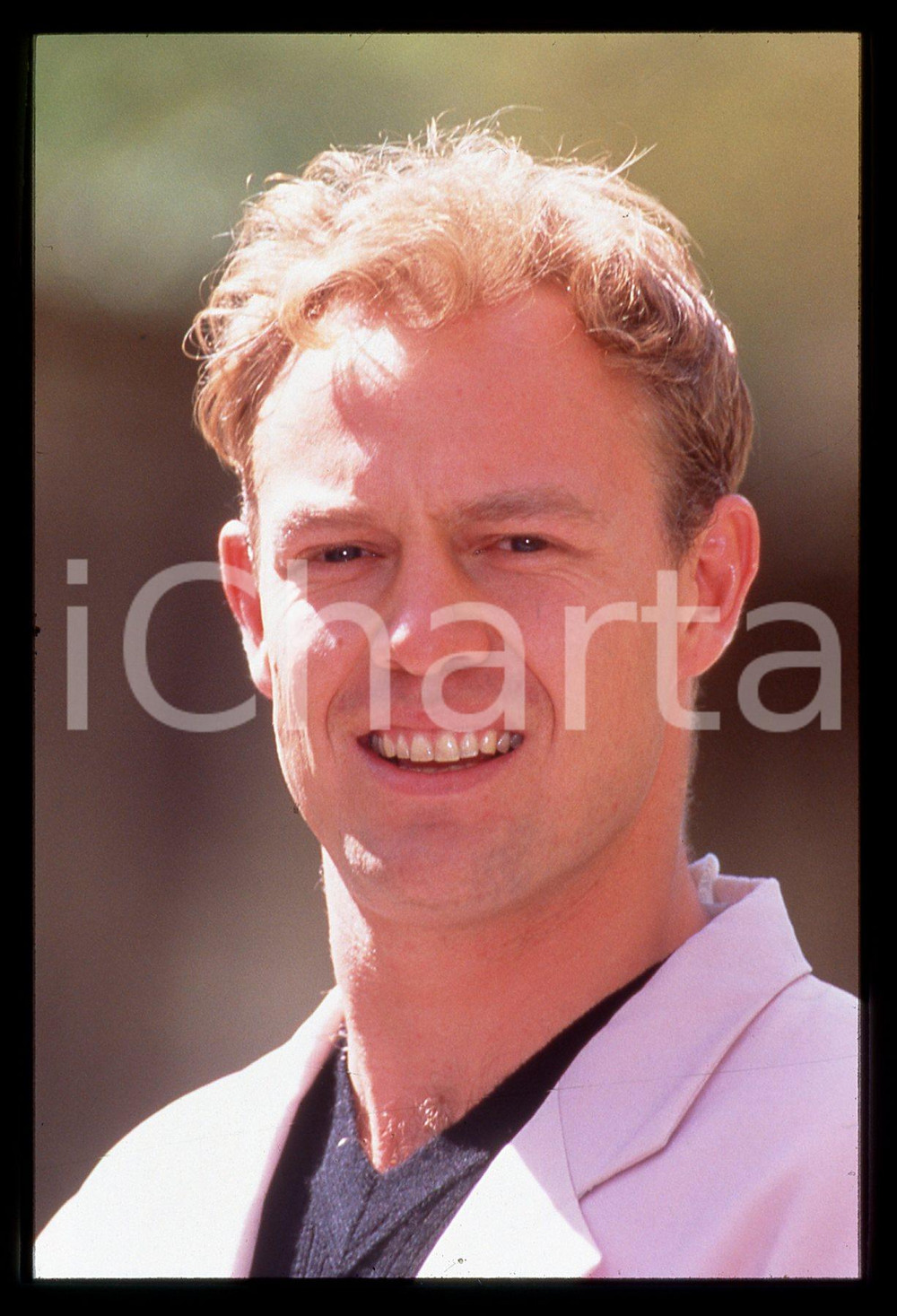 35mm vintage slide* 1990ca MUSICA - Jason DONOVAN ritratto del cantante (9)