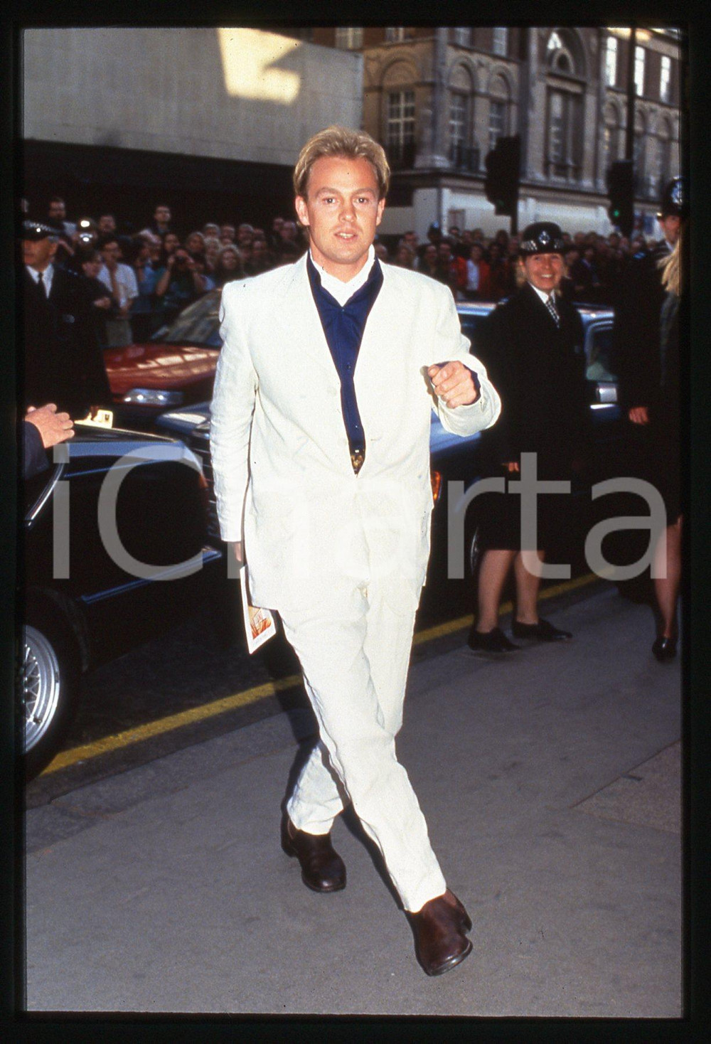 35mm vintage slide* 1990ca MUSICA - Jason DONOVAN ritratto del cantante (12)