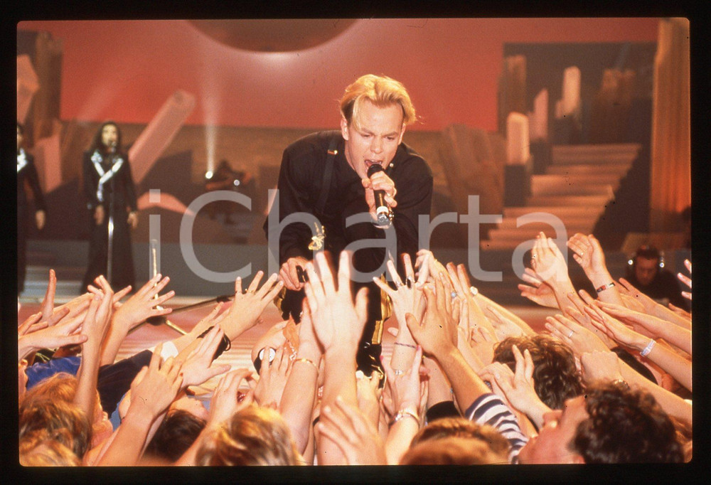 35mm vintage slide* 1990ca MUSICA - Jason DONOVAN  in concerto (3)