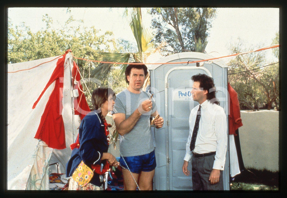 35mm vintage slide* 1990 Film MADHOUSE - John LARROQUETTE e Kirstie ALLEY (7)