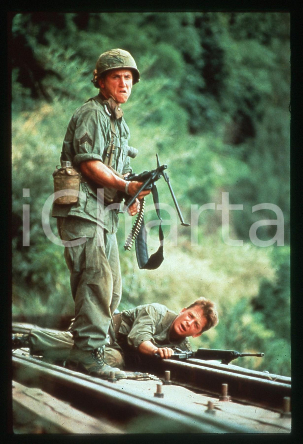 35mm vintage slide* 1989 Film CASUALTIES OF WAR - Sean PENN e Michael J. FOX 