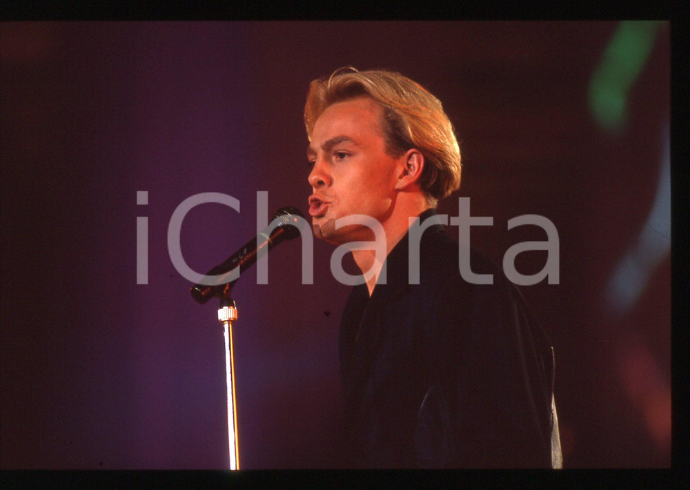 35mm vintage slide* 1990ca MUSICA - Jason DONOVAN  in concerto (5)