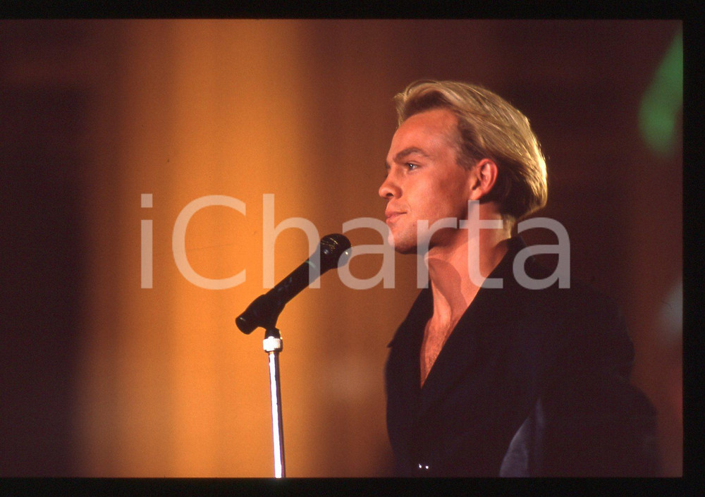 35mm vintage slide* 1990ca MUSICA - Jason DONOVAN  in concerto (6)